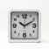 Clock - desktop an alarm clock, with a suspension, a discrete move, d -12.5 cm, 15 x 15 cm, aa
