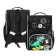School standard, 33 x 25 x 13 cm, Grizzly, + bag for shoes, keychain, black