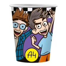 A set of paper glasses 
