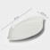 Porcelain dish Magistro "Rook", 27 × 14.5 cm, white color