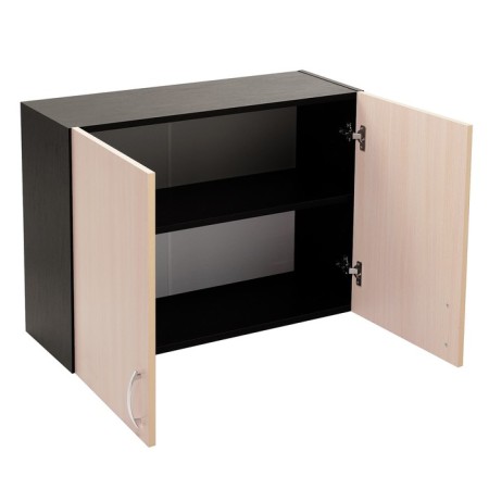 Hinged wardrobe 800 tonic, 800x570x300, wenge/dairy oak-3