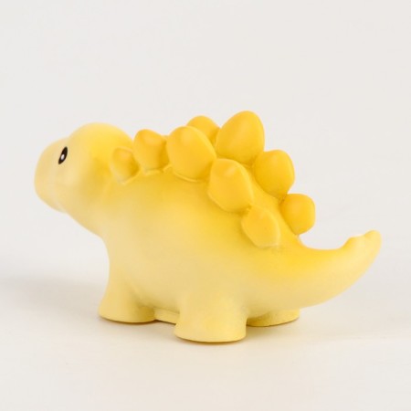 Miniature puppet "dinosaurus", set 2 pcs., Size 1 pc. - 3 × 5.5 × 2 cm, yellow color-1