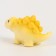 Miniature puppet "dinosaurus", set 2 pcs., Size 1 pc. - 3 × 5.5 × 2 cm, yellow color