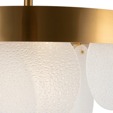 Suspended lamp 60W, 6he14, 63x45 cm, brass-2