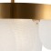 Suspended lamp 60W, 6he14, 63x45 cm, brass