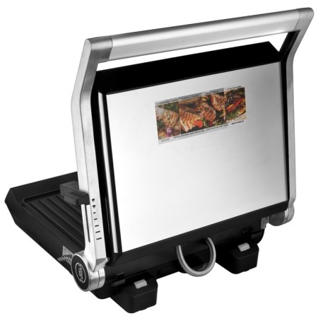 Electric grill Brayer 2008br, anti -stick coating, 33x24.5 cm, silver-4