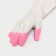 Purple domestic gloves, size L, PVC, protective, super -strength, 70 gr, color mix