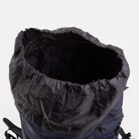 Tourist backpack, TAIF, 90 liters, cord department, outer pocket, 2 side nets, blue/gray color-3