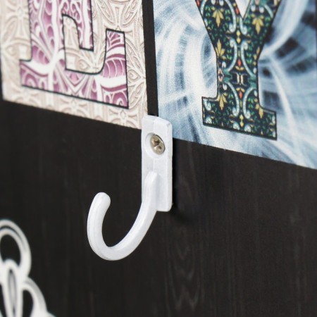 Keywood tree 6 hooks "Leaflets" 3x20x30 cm-1
