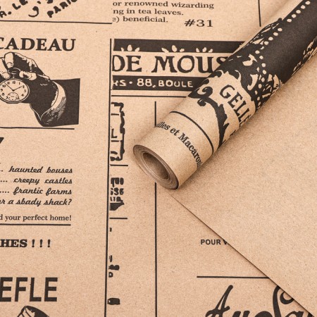 Package paper, "newspaper", craft, brown, 0.72 x 10 m
