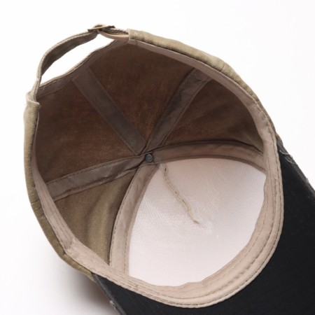 Men's cap Minaku "Motorcycler", Khaki color, size 56-58-3