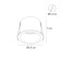 Pointed-built Lamp CapH A2165PL-1BK, GU10, 50 W, 6.8x6.8x5 cm, black