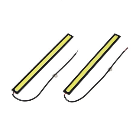 Daytime running lights, Skyway, 12 V, 1 Cob diode, 175 x 3 x 15 mm, set 2 pcs, S01501033