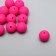 Busina silicone "Round" fuchsia d = 1.2 cm