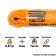 Paracord 550, nylon, golden yellow, d - 4 mm, 10 m