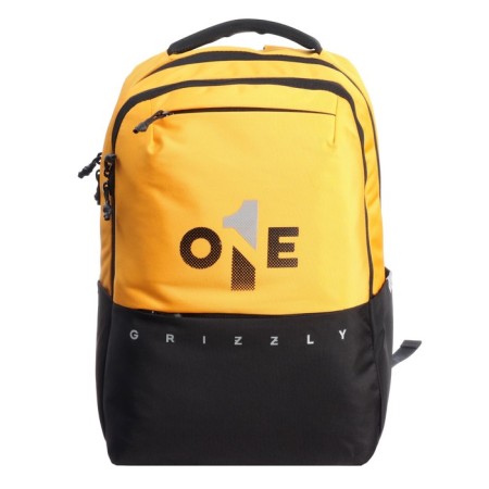Youth backpack 43 x 29 x 15 cm, Grizzly, ergonomic back, laptop department, black-2