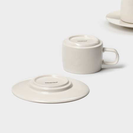 Ceramic coffee magistro Carbon Ceramic, 4 items: a cup 250 ml, a saucer d = 15.5 cm-7