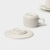 Ceramic coffee magistro Carbon Ceramic, 4 items: a cup 250 ml, a saucer d = 15.5 cm