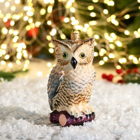 Christmas tree decoration "Owl" 14 cm