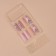 Follow Nails "Pattern", 12 pcs, with adhesive plates, ballerina shape, multi -colored