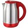 Electric kettle Energy E-201, Metal, 1.8 L, 1500 W, silver-red