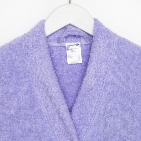 Frequency bathrobe, economy and I size 46-48 lilac, 100% cotton, 320 g/m2-11