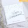 Book of wishes for the wedding "White with crystals."