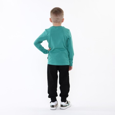 Sports pants for boys, black color, height 86-92-3