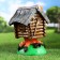 Garden figure "hut" 35x25x30cm