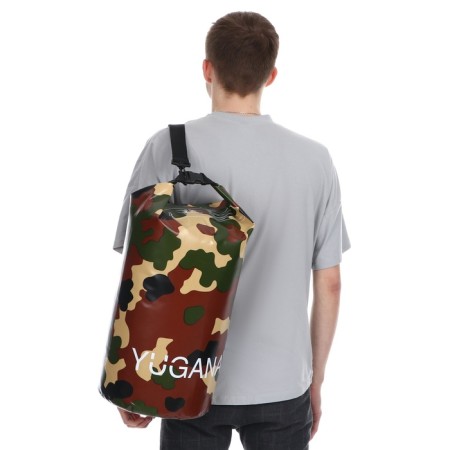 Yugana hairshome, PVC, waterproof 30 liters, one belt, khaki-12