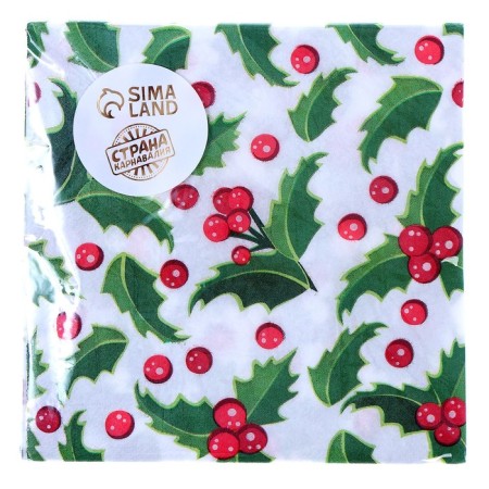 Paper “Ostropolitan” napkins, set, 20 pcs., 33 × 33 cm-3