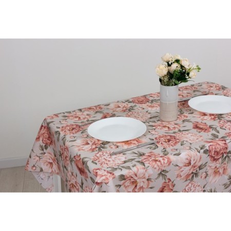 Oilcloth loneta 140 cm, roll 20 m, drawing "Taormmina"-2