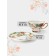 Tea pair Wingflora, 200 ml, 15 × 6 cm, ceramics