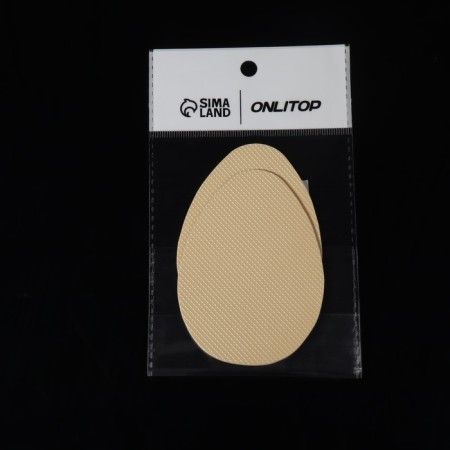 Shoe overlays anti -slip, with a tread, adhesive, 9 cm, steam, beige color-9