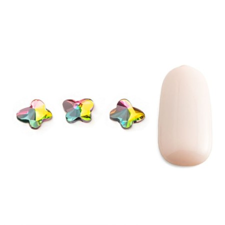 Rhinestones for nail design chameleon Pole "Butterfly", 10 pcs