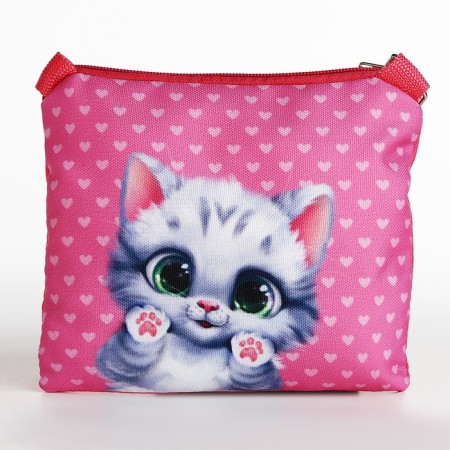 Gift set for the girl "kitten", bag, notebook-5