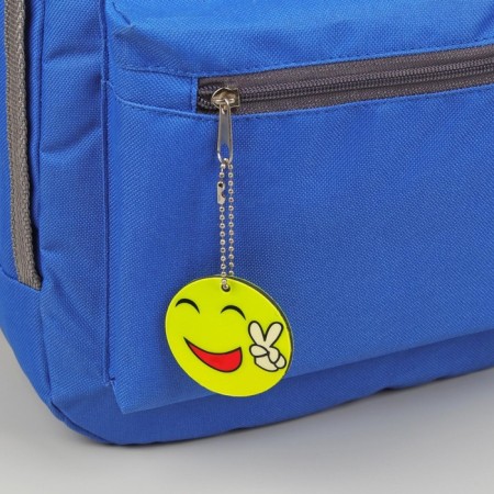 The reflective element "Smiley. World ", bilateral, d = 5.3 cm, yellow color-1