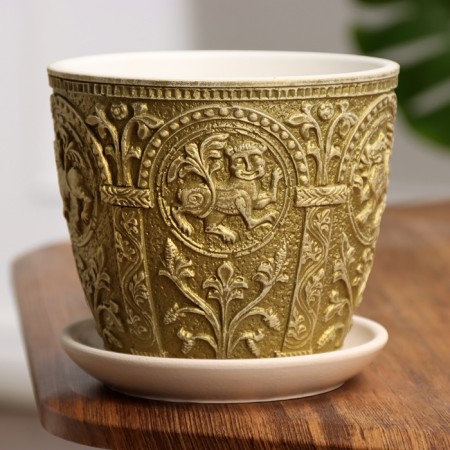 Flower Pot "Bylina" olive bud No. 2, 1.31l