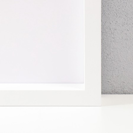 Photo frame MDF "Valerie" 50x70 cm with a pasparte 40x50 cm, white (plastic screen)-2