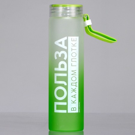 Water bottle "benefits", 500 ml, glass-1
