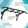 Horizontal bar three -sewn light, black color