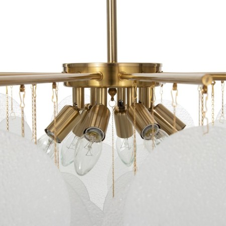 Cauces "Big Chips" E14 5x40W gold 60x60x11 cm Bayerlux-5