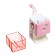 Mechanical sharpener with container classic pink