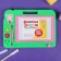 Magnetic board with colored crumbs, 3 stamps included, MIX color
