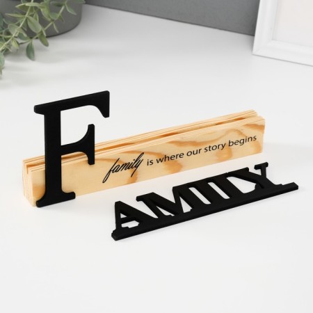 Souvenir tree "Family - History" 3x24.5x10 cm-4