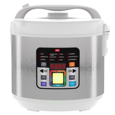Multicar JVC JK-Mc509, 860 W, 5 l, 11 programs, anti-stick coating, silver/ white