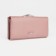 Women's wallet on magnets, pink color