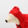 Zimovye jumpsuit for animals "duet", s (DS 20-22, Osh 26, from 30-34 cm), red-gray