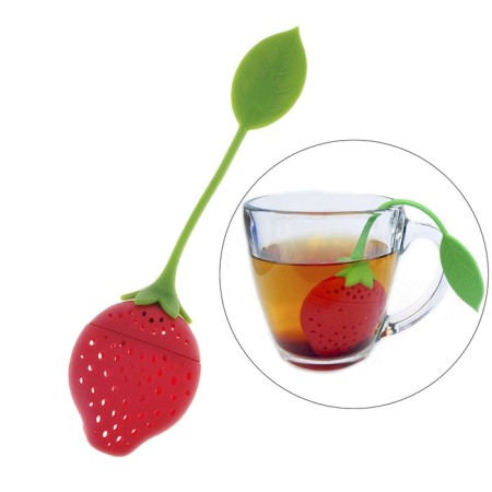 Toll for tea "Strawberries", 19 cm, red color-4