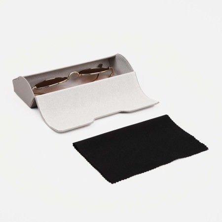 Magnet glass case, length 15.8 cm, napkin, gray color-2